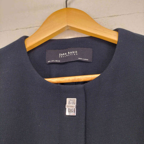 ザラ ZARA BASIC COLLECTION ノーカラージャケット レディース JPN:L