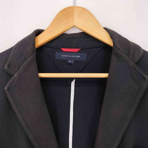 トミーヒルフィガー TOMMY HILFIGER スウェット地 シングルテーラードジャケット メンズ import:XL