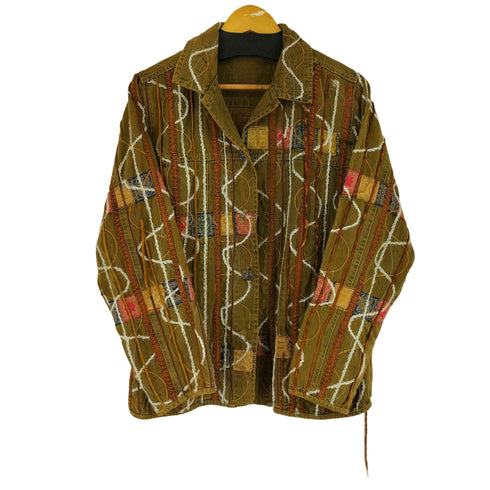 MOHITO ステッチツギハギジャケット メンズ XL
