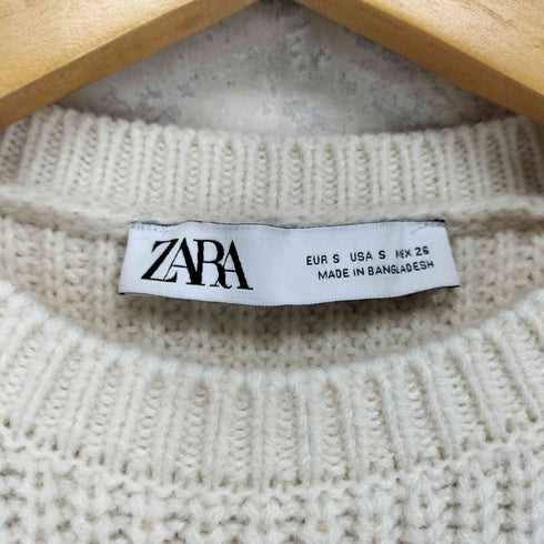 ザラ ZARA クルーネックショートニット レディース JPN:S