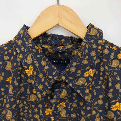 ストラクチャー STRUCTURE 総柄 ロングスリーブシャツ メンズ import:XL