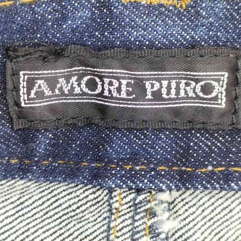 AMORE PURO 不死鳥プリントデニムパンツ メンズ