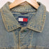 トミーヒルフィガー TOMMY HILFIGER 90-00s フラッグ刺繍 デニムジャケット メンズ import:L