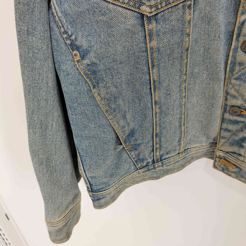 トミーヒルフィガー TOMMY HILFIGER 90-00s フラッグ刺繍 デニムジャケット メンズ import:L