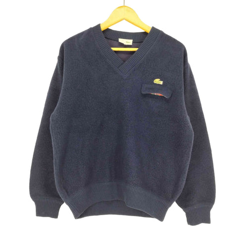 シュミーズラコステ CHEMISE LACOSTE ロゴ刺繍1ポケットVネックニット メンズ JPN:3