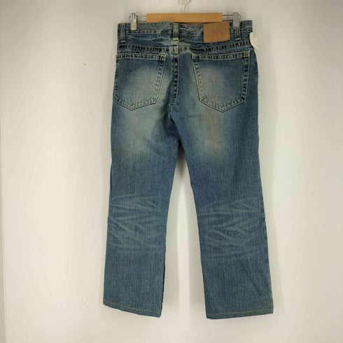 豊天商店 和柄プリントデニムパンツ メンズ JPN:M