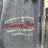 トミーヒルフィガー TOMMY HILFIGER 90-00s ロゴ刺繍 デニム ジップアップジャケット メンズ import:XL