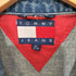 トミーヒルフィガー TOMMY HILFIGER 90-00s ロゴ刺繍 デニム ジップアップジャケット メンズ import:XL