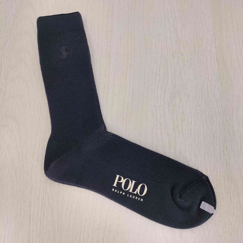 ポロラルフローレン POLO RALPH LAUREN ポニー刺繍 リブ ソックス 靴下 メンズ 24-26cm
