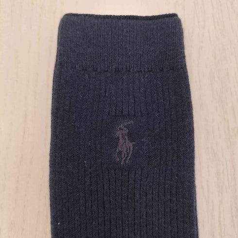 ポロラルフローレン POLO RALPH LAUREN ポニー刺繍 リブ ソックス 靴下 メンズ 24-26cm