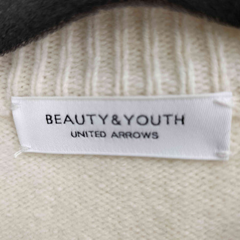 ビューティーアンドユースユナイテッドアローズ BEAUTY & YOUTH UNITED ARROWS ウールカシミヤ 7Gラグラン クルーネックニット レディース