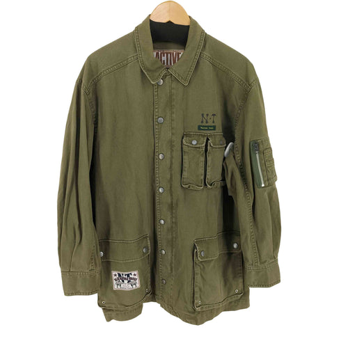 ネイチャートレイル NATURE TRAIL BLUE NATURE TRUES ミリタリーフィールドジャケット メンズ JPN:M
