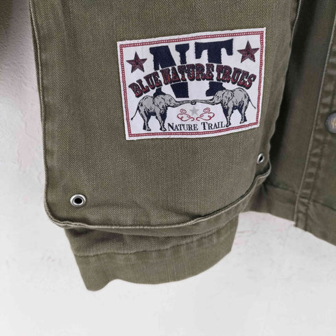 ネイチャートレイル NATURE TRAIL BLUE NATURE TRUES ミリタリーフィールドジャケット メンズ JPN:M