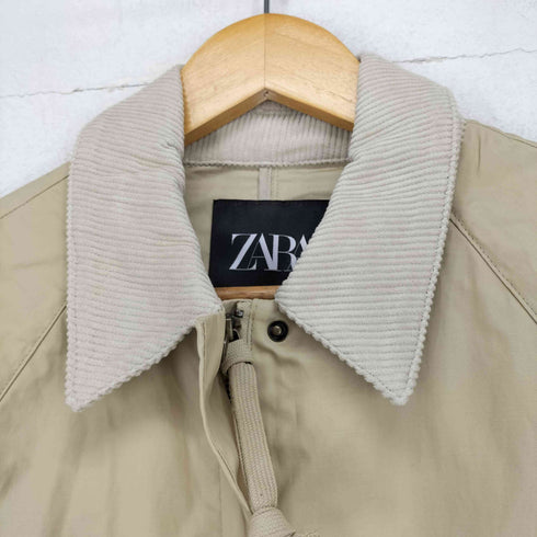 ザラ ZARA 襟コーデュロイクロップドジャケット レディース JPN:S