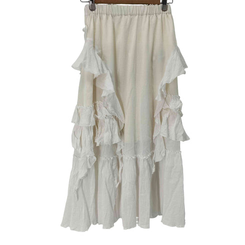 リリーブラウン Lily Brown 24AW コットンラッフルティアードスカート レディース ONE SIZE