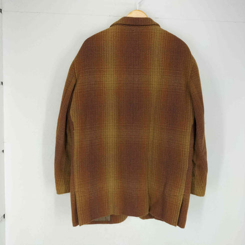 ミツミネ MITSUMINE グラデーションチェック ウールコート メンズ JPN:M