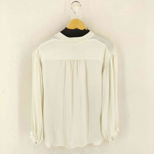 ユナイテッドアローズ UNITED ARROWS UBCB キューブボタン Vネック ブラウス レディース JPN:38