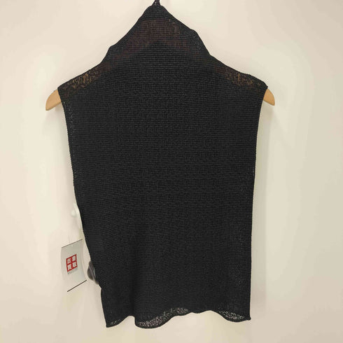 ミー イッセイミヤケ me ISSEY MIYAKE 03SS プリーツ ノースリーブ ハイネック カットソー レディース