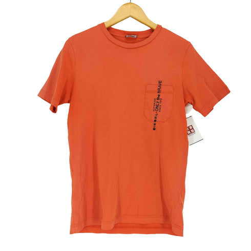 ディーゼル DIESEL フロント刺繍ポケットTシャツ メンズ JPN:XS