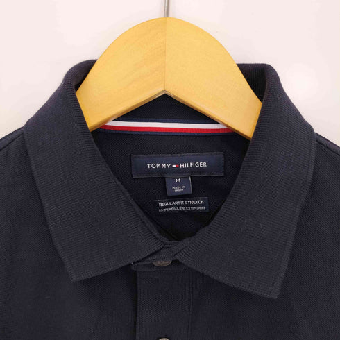 トミーヒルフィガー TOMMY HILFIGER S/S POLO ロゴ刺繍 ポロシャツ メンズ import:M