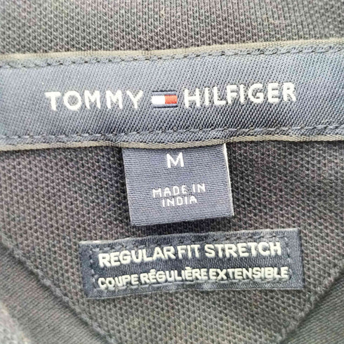 トミーヒルフィガー TOMMY HILFIGER S/S POLO ロゴ刺繍 ポロシャツ メンズ import:M