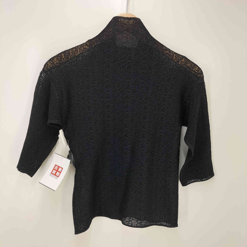 ミー イッセイミヤケ me ISSEY MIYAKE 03SS スリークウォータースリーブ ハイネック プリーツ トップ レディース