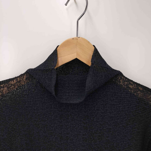 ミー イッセイミヤケ me ISSEY MIYAKE 03SS スリークウォータースリーブ ハイネック プリーツ トップ レディース