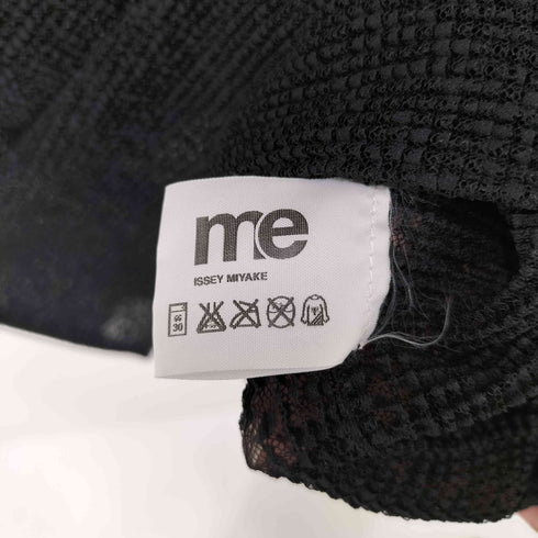 ミー イッセイミヤケ me ISSEY MIYAKE 03SS スリークウォータースリーブ ハイネック プリーツ トップ レディース