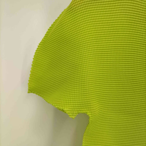 ミー イッセイミヤケ me ISSEY MIYAKE 09SS プリーツ S/S スキッパー シャツ カットソー レディース