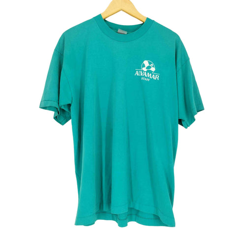 フルーツオブザルーム FRUIT OF THE LOOM BEST 90S ALVAMAR プリントTシャツ 袖裾シングル メンズ XL
