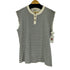 エルエルビーン L.L.Bean 80~90s USA製 RIVER DRIVERS SHIRT ボーダーノースリーブシャツ メンズ JPN:L