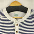 エルエルビーン L.L.Bean 80~90s USA製 RIVER DRIVERS SHIRT ボーダーノースリーブシャツ メンズ JPN:L