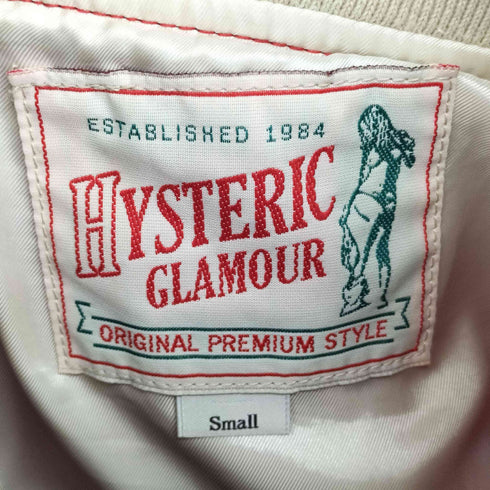 ヒステリックグラマー HYSTERIC GLAMOUR LISTEN TO HGアップリケ スタジャン メンズ JPN:S