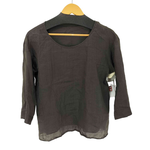 アイシービー ICB リネン シースルー L/S カットソー レディース JPN:9号