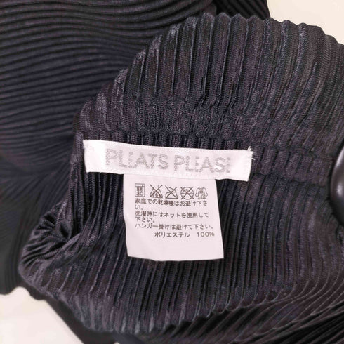 プリーツプリーズイッセイミヤケ PLEATS PLEASE ISSEY MIYAKE カッティング スリーブ バウンス プリーツ S/S カットソー レディース