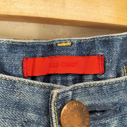 レッドカード REDCARD シンチバックスキニーデニム レディース US:26-27