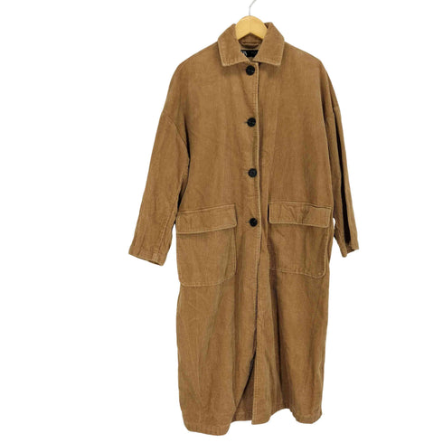 ザラ ZARA CORDUROY COAT WITH POCKETS レディース import:S