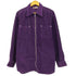 フェイデッドグローリー FADED GLORY 90S 香港製 コーデュロイ ジップシャツ メンズ import:L