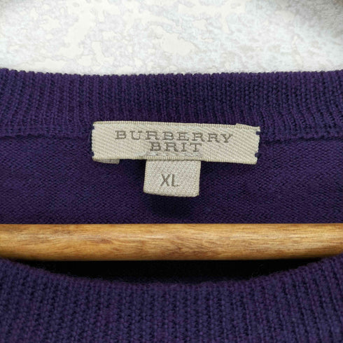 バーバリーブリット BURBERRY BRIT ホース刺繍クルーネックニット メンズ JPN:XL