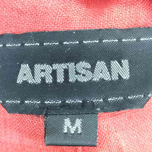 アルチザン ARTISAN リネン100 ダブルジップ ブルゾン スイングトップ メンズ JPN:M