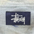 ステューシー Stussy 90S 紺タグ 千鳥格子柄 開襟シャツ メンズ