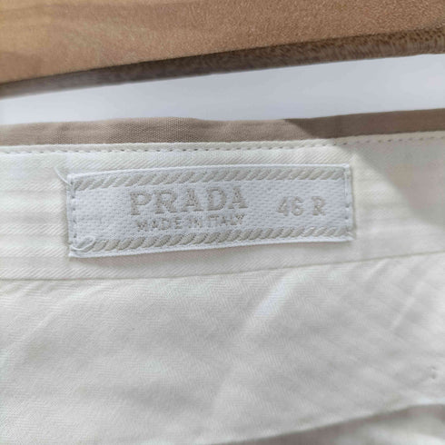 プラダ PRADA 1タックスラックスパンツ メンズ 46