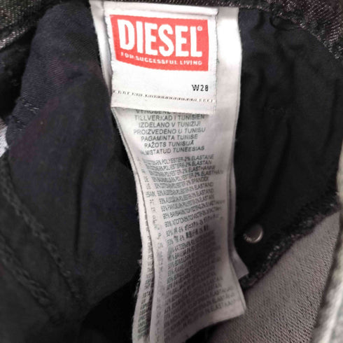 ディーゼル DIESEL D-STRUKT-Z-T グレン期 ロゴ 刺繍 デニム パンツ メンズ 28