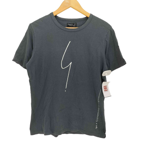 アニエスベーオム Agnes b.homme フロントプリント S/S Tシャツ メンズ JPN:2