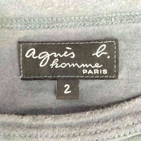 アニエスベーオム Agnes b.homme フロントプリント S/S Tシャツ メンズ JPN:2