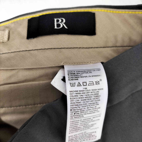 バナナリパブリック BANANA REPUBLIC SLIM RMC NEW ANTHRACITE 413 コットン ポリ チノ パンツ メンズ W:29 I:30