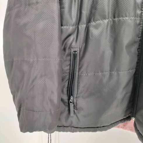 リバーシブル ファー付フード 中綿 ジップアップ ジャケット メンズ