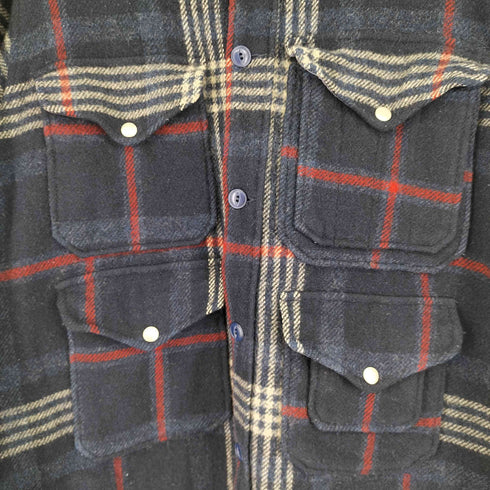 ポロバイラルフローレン Polo by RALPH LAUREN 80s USA製 ウールナイロン混紡 マッキーノジャケット メンズ JPN:XL