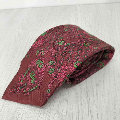 アルニス パリス ARNYS PARIS フランス製 花柄シルクネクタイ メンズ