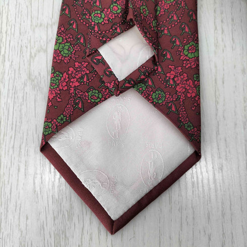アルニス パリス ARNYS PARIS フランス製 花柄シルクネクタイ メンズ